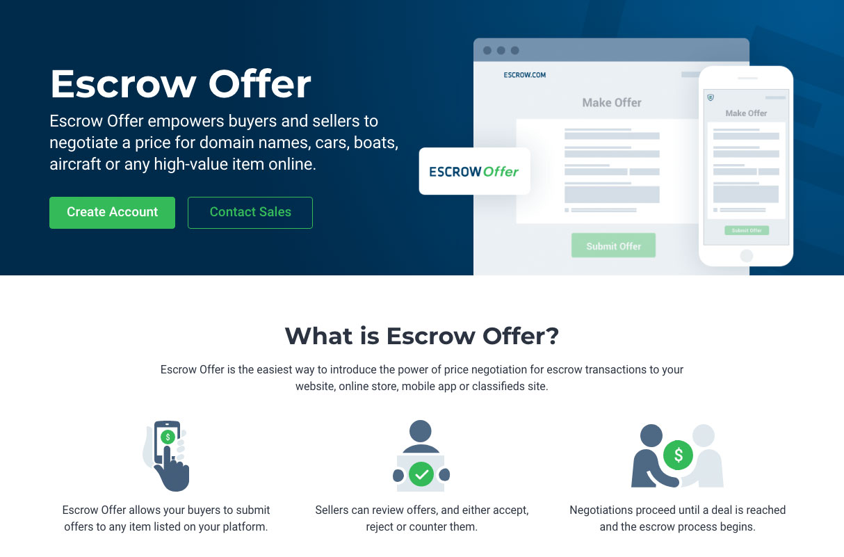 Escrow Offer